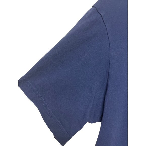 Uniqlo Mt. Fuji Nippon Omiyage Blue Graphic T-Shirt Size Large - Picture 3 of 9